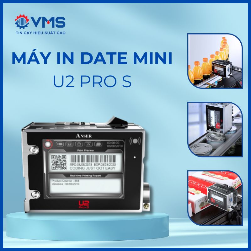 Máy in date mini U2 Pro S