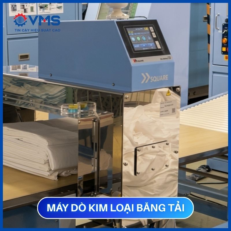 Máy dò kim loại băng tải tự động
