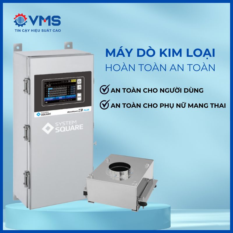 Máy dò kim loại hoàn toàn an toàn cho sức khỏe