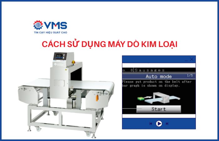 Cách sử dụng máy dò kim loại công nghiệp