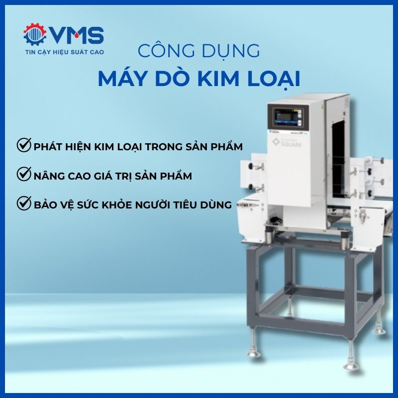 Công dụng chính của máy dò kim loại công nghiệp