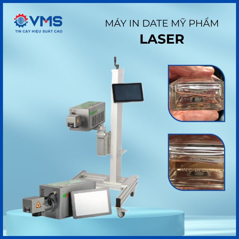 Máy in date mỹ phẩm bằng laser