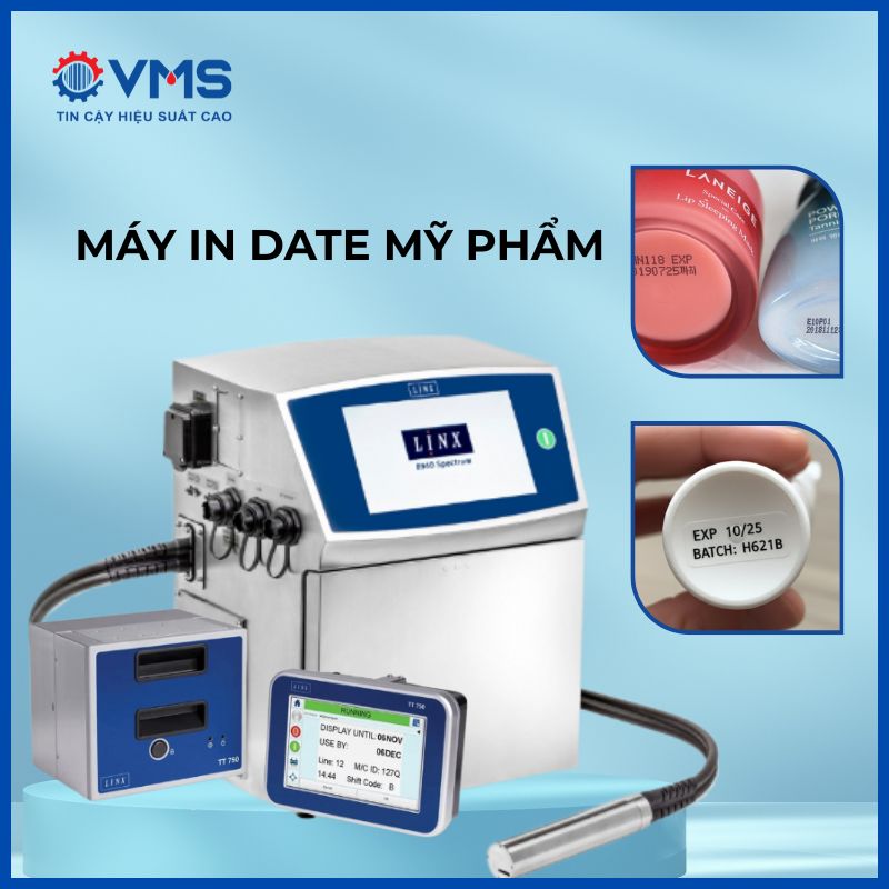 Máy in date mỹ phẩm chính hãng