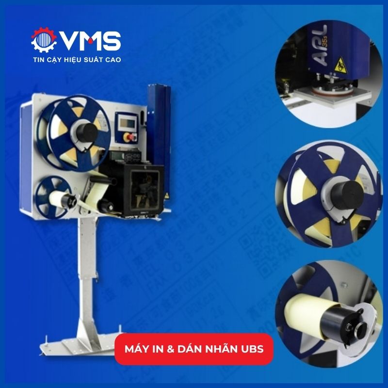 Máy in tem & dán nhãn UBS