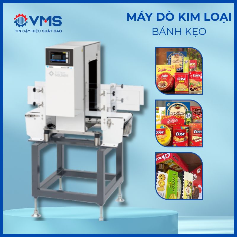 Ứng dụng máy dò kim loại bánh kẹo