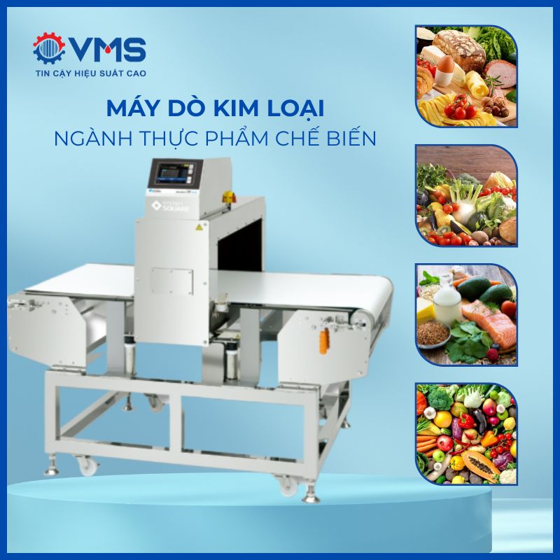 Ứng dụng máy dò kim loại trong ngành thực phẩm