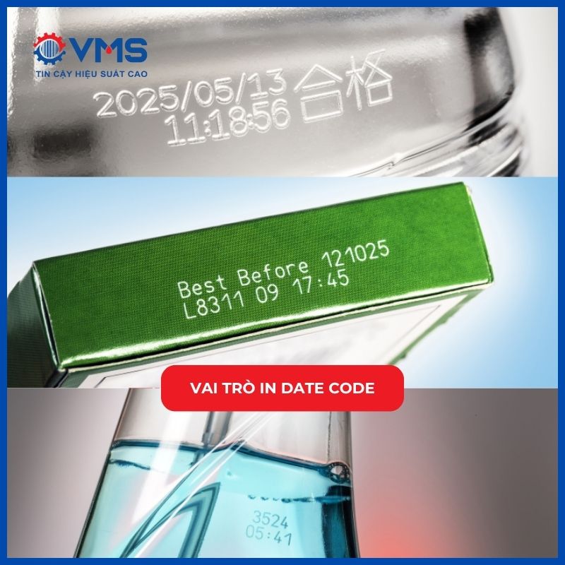 Vai trò của máy in date code trong các ngành công nghiệp
