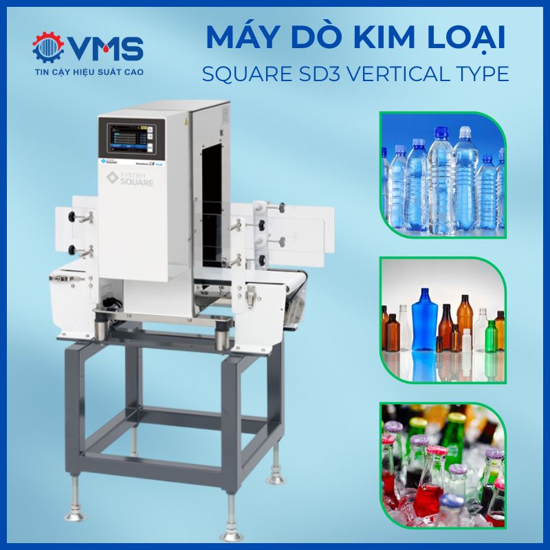 Máy dò kim loại Square SD3 Vertical type chính hãng
