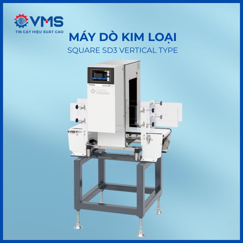 Máy dò kim loại SD3 Vertical type chuyên dụng cho chai PET