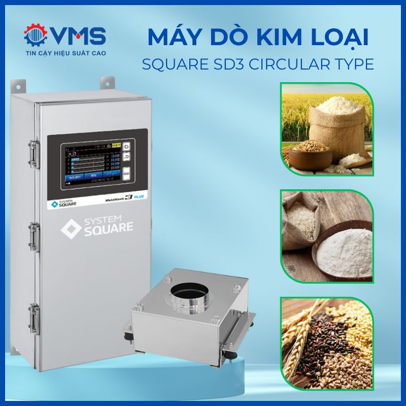 Máy dò kim loại Square SD3 Circular type chất lượng