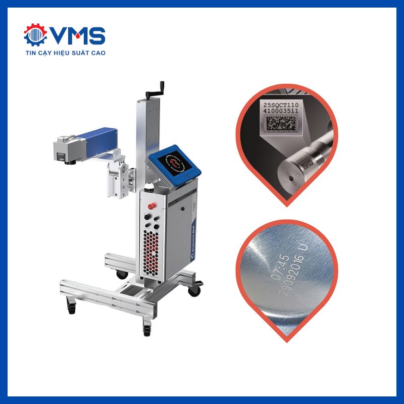 Máy khắc laser Fiber trên kim loại