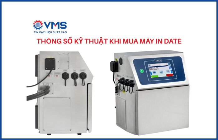 Thông số kỹ thuật khi mua máy in date công nghiệp