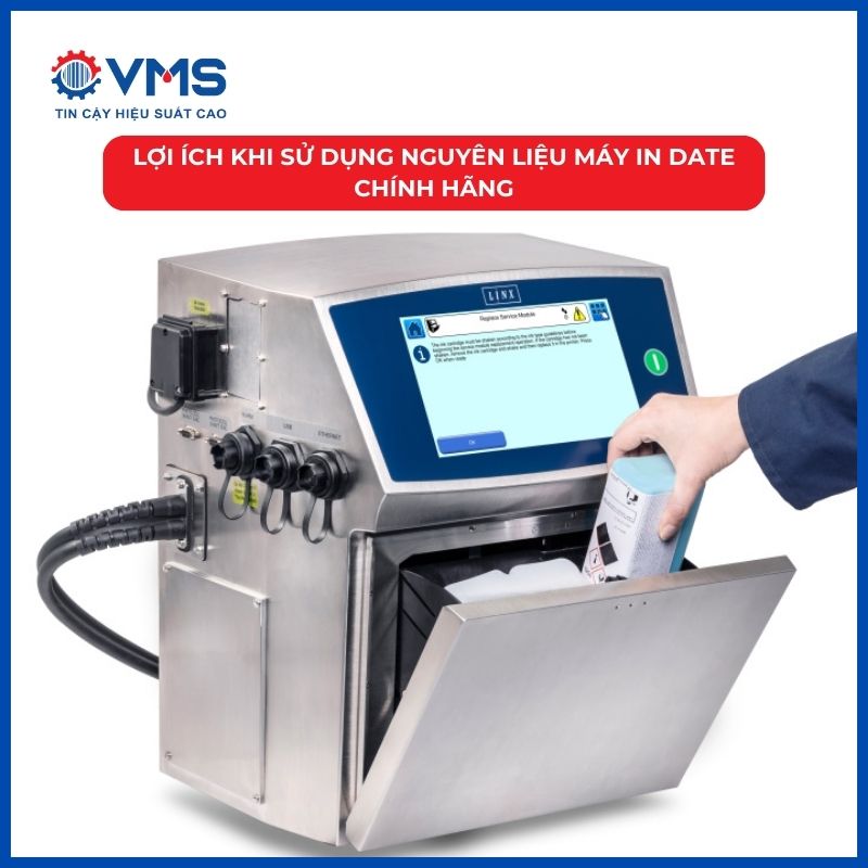 Lợi ích khi sử dụng nguyên liệu máy in date code chính hãng