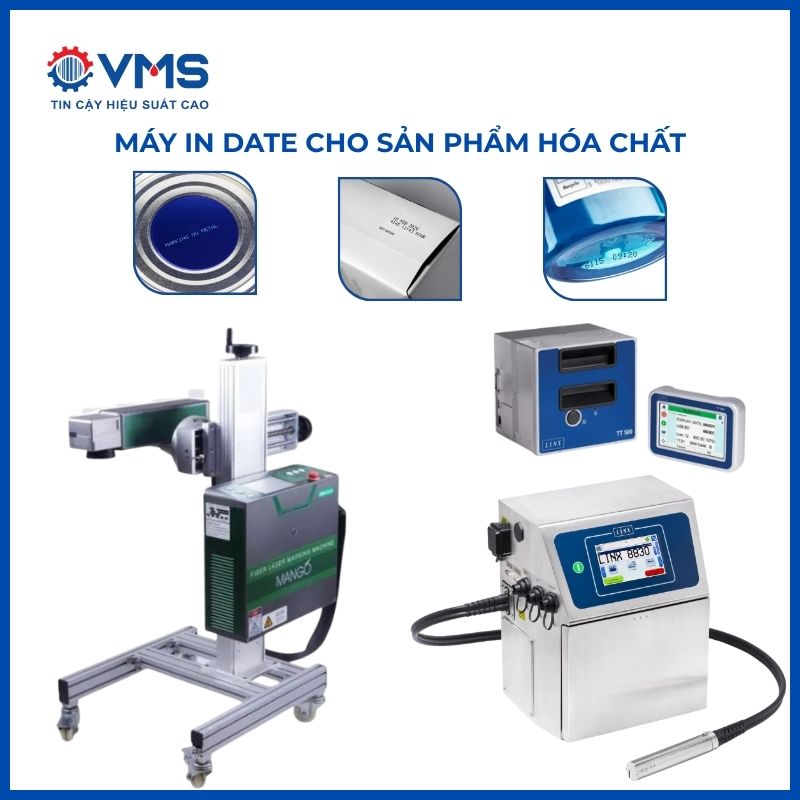 Máy in date cho sản phẩm hóa chất chuyên dụng