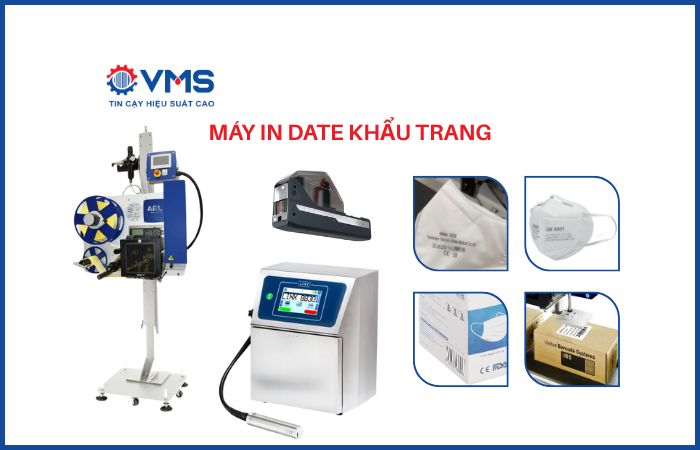 Máy in date khẩu trang tự động giá tốt