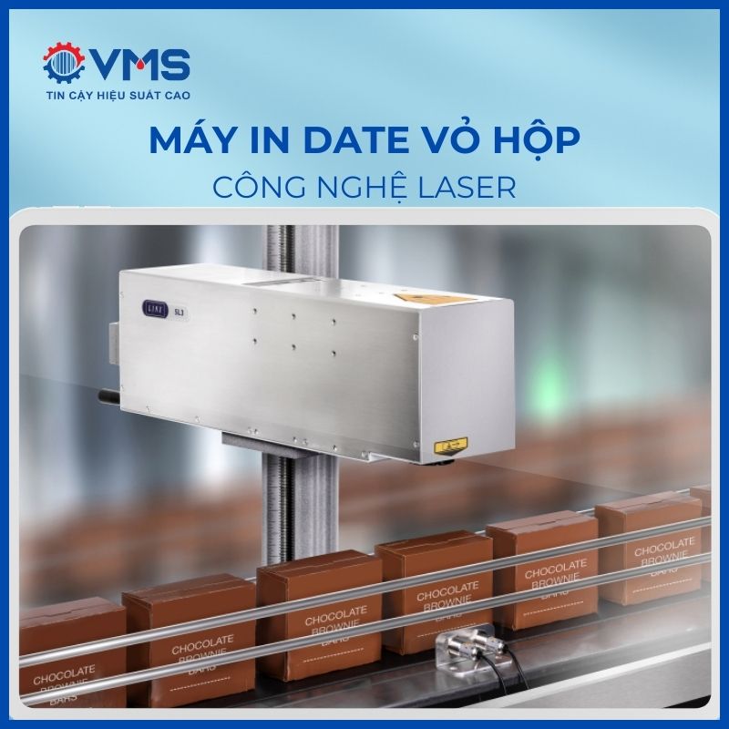 Máy in date laser cho vỏ hộp yêu cầu độ bền cao