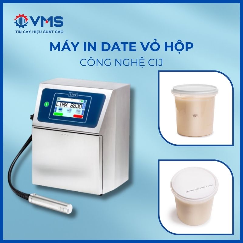 Máy in phun CIJ cho vỏ hộp