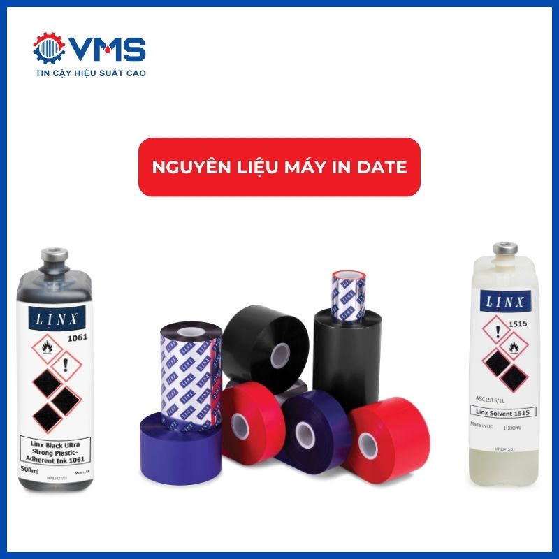 Nguyên liệu máy in date chính hãng