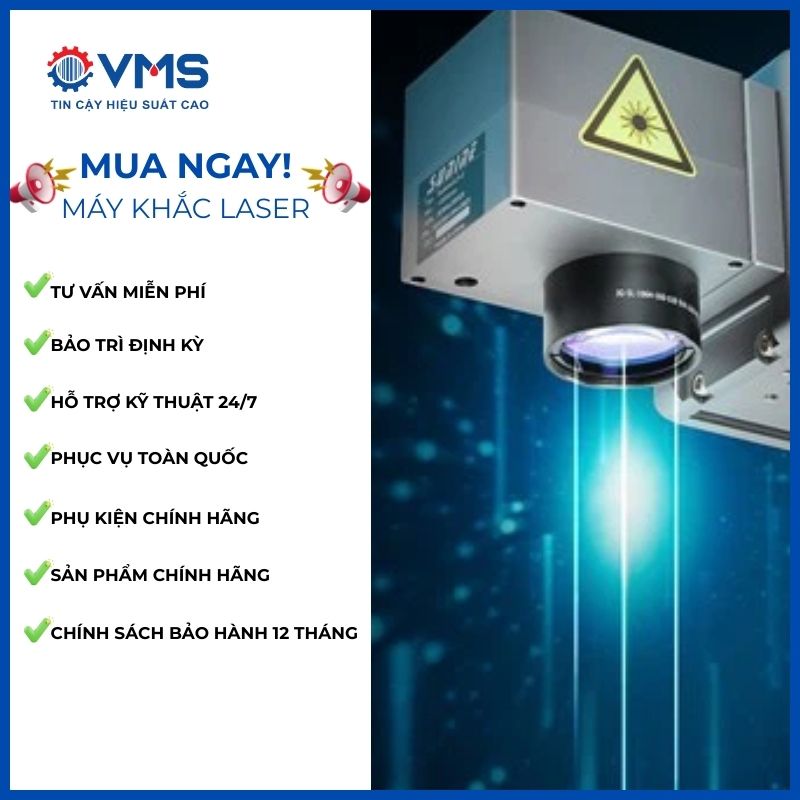 Quyền lợi khi mua máy khắc laser mica ​từ VMS
