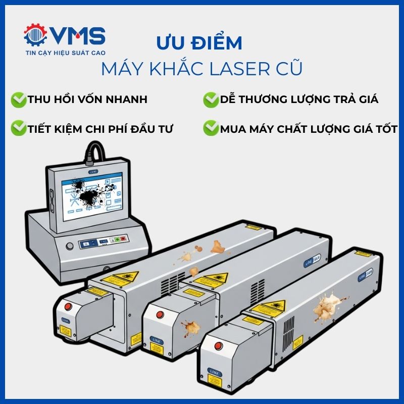 Ưu điểm khi mua máy khắc laser cũ