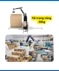 Cobot xếp hàng lên pallet được ứng dụng rộng rãi trong nhiều lĩnh vực