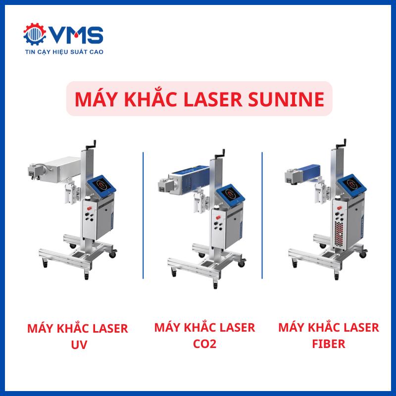 Các loại máy khắc laser thương hiệu Sunine