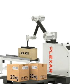 Cobot xếp hàng 25kg lên pallet