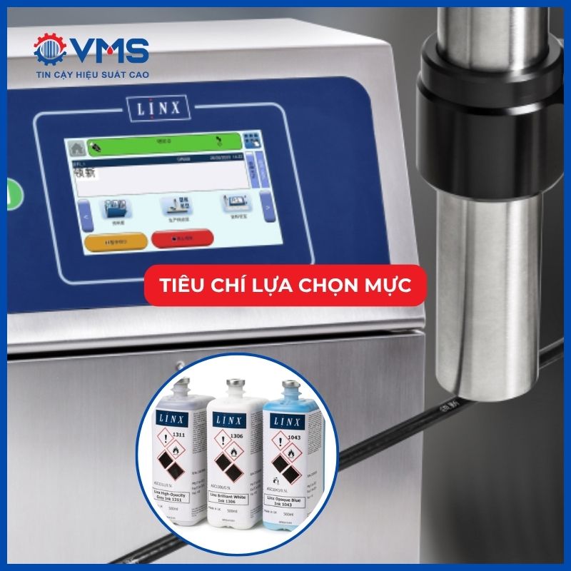 Tiêu chí lựa chọn mực cho máy in date