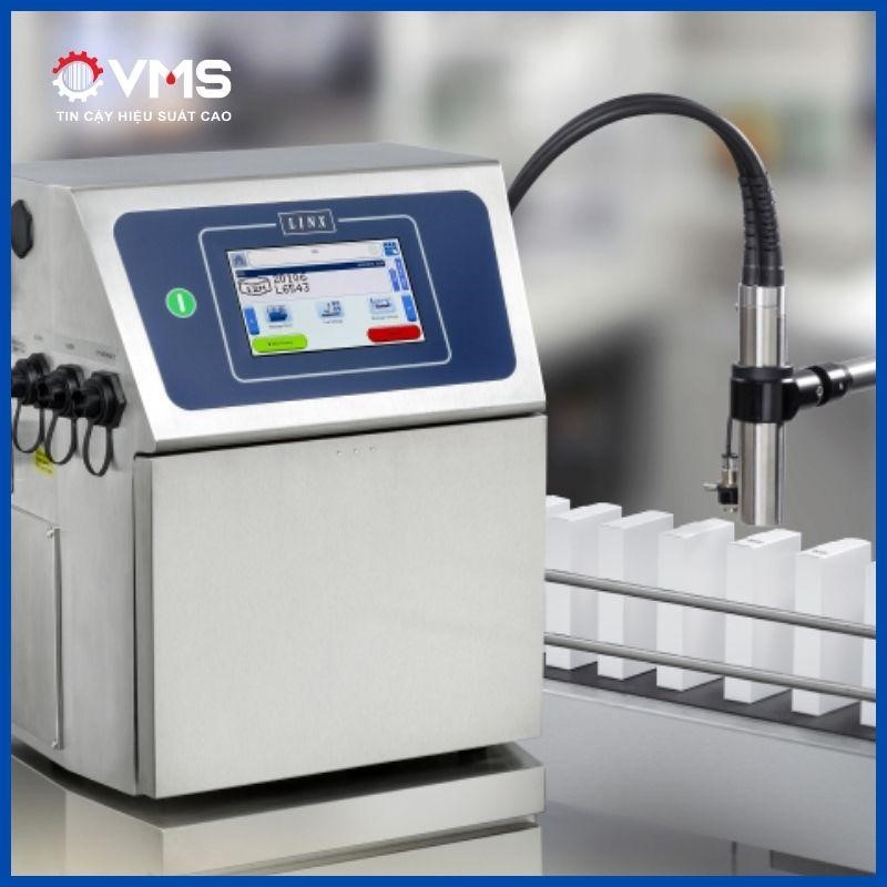 Máy in phun Linx sử dụng mực in chính hãng 