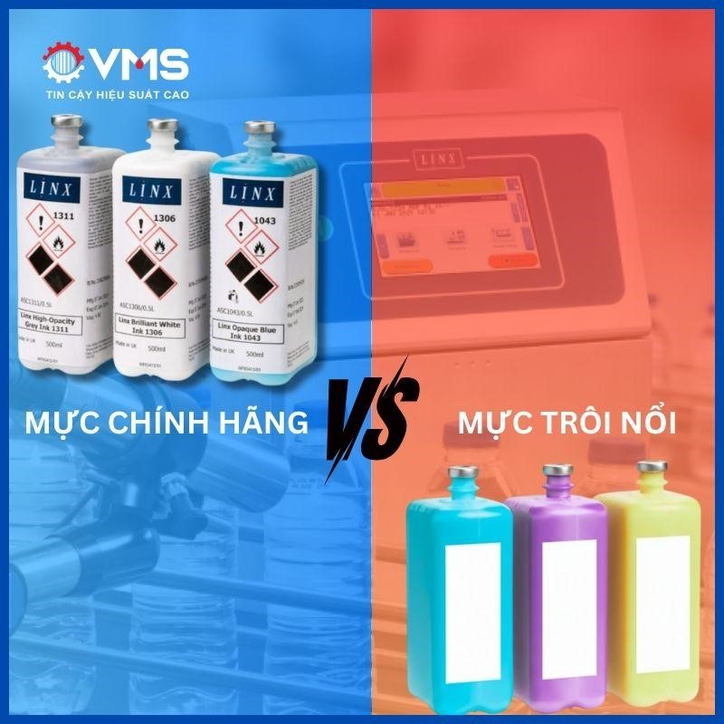 Mực in chính hãng và mực in trôi nổi