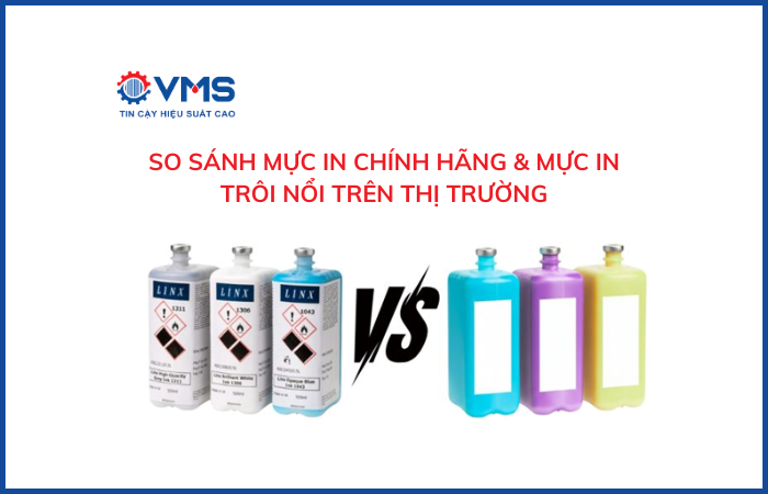 So sánh mực in chính hãng và mực in trôi nổi trên thị trường