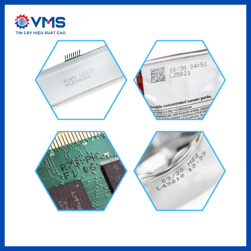 Linx 9900 in tốt trên nhiều chất liệu với nội dung đa dạng