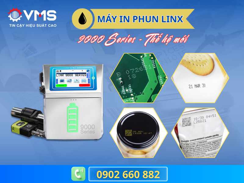 Máy in phun Linx 9000 Series