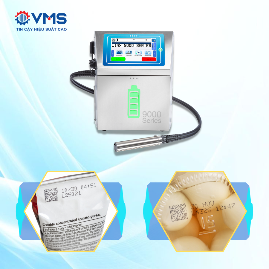 Máy in mã GS1 - Công nghệ CIJ