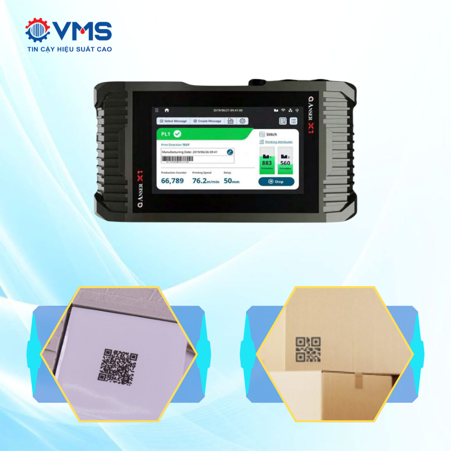Máy in mã GS1 - Công nghệ TIJ