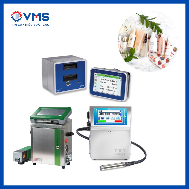 VMS - Địa chỉ cung cấp máy in date code công nghiệp tự động chất lượng