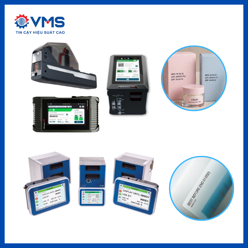 Máy in TIJ và TTO với các ứng dụng lên bao bì hóa mỹ phẩm 