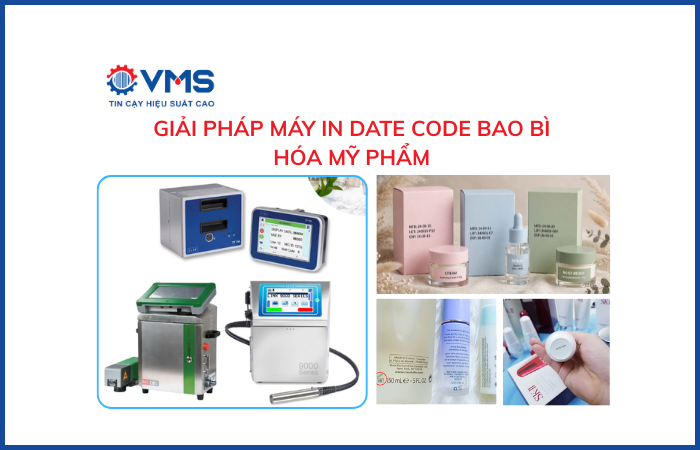 Máy in date code bao bì hóa mỹ phẩm